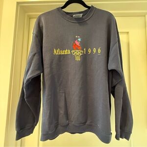 Hanes Atlanta 1996 Olympics Sweatshirt - Navy Blue